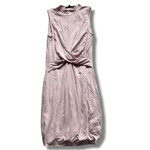 Dynamite Blush Pink Sleeveless Twist-Front Midi Dress | Soft & Flattering Fit